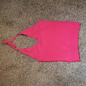 Gap Pink tie back cami